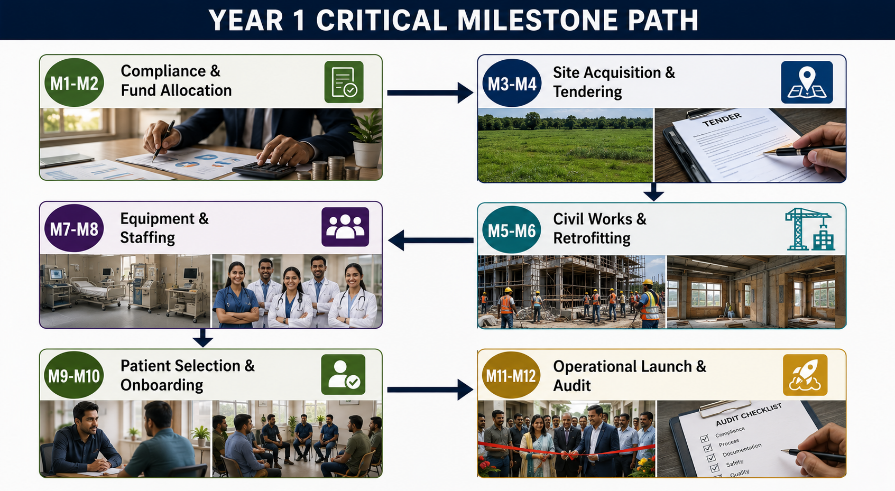 JOYA year-one implementation timeline